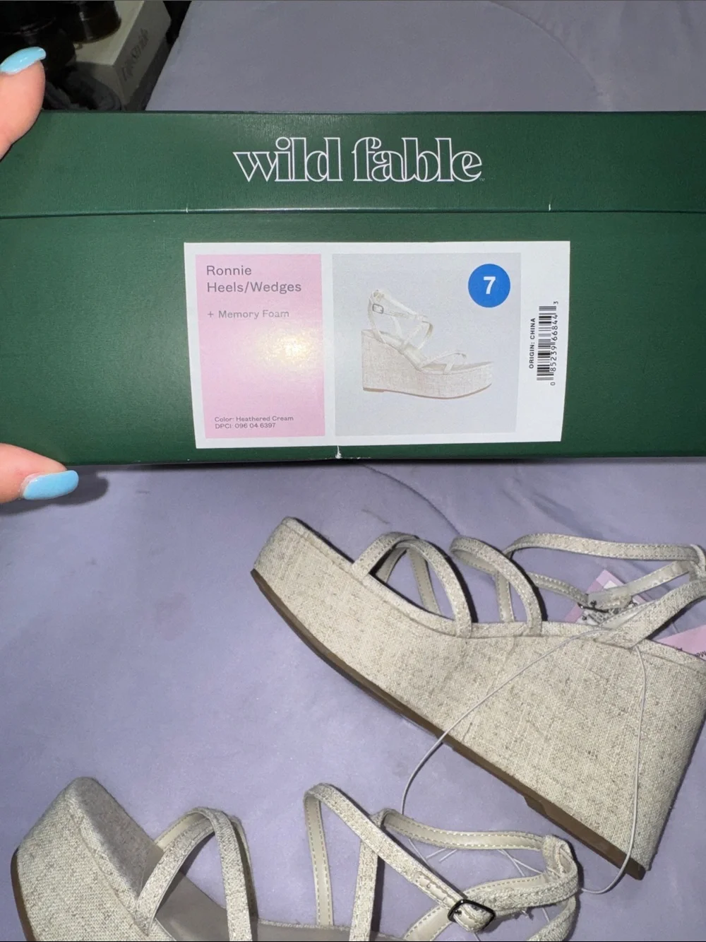 Wild Fable Ronnie Heels/Wedges + Memory Foam
